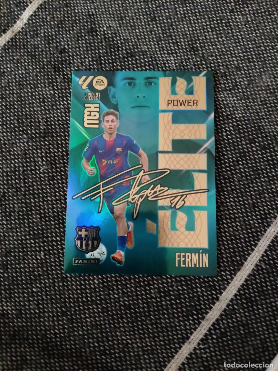 Cromos de f&uacute;tbol: 6P Ferm&iacute;n elite power FC Barcelona megacracks 2026-27