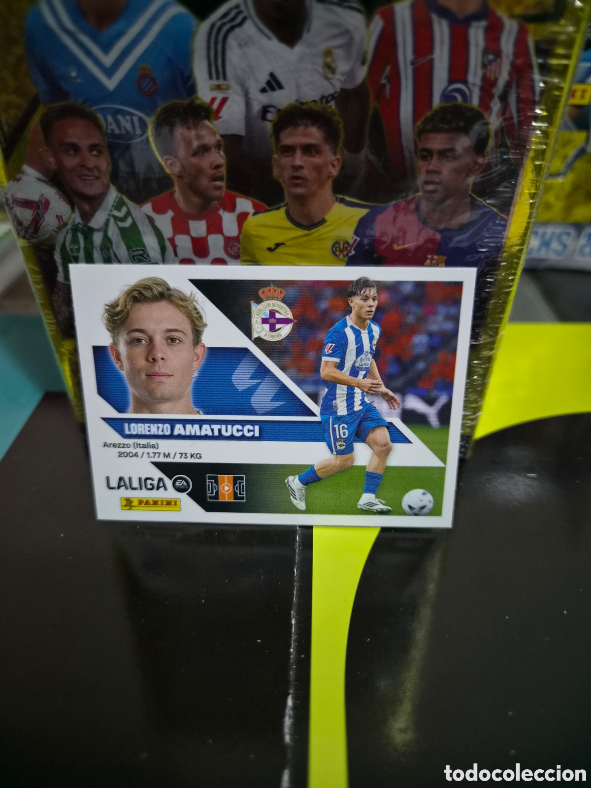 Cromos de f&uacute;tbol: N&deg;22 Fichaje Amatucci Liga Este 26/27