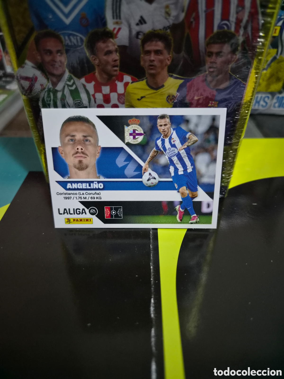 Cromos de f&uacute;tbol: N&deg;33 Fichaje Angeli&ntilde;o Liga Este 26/27