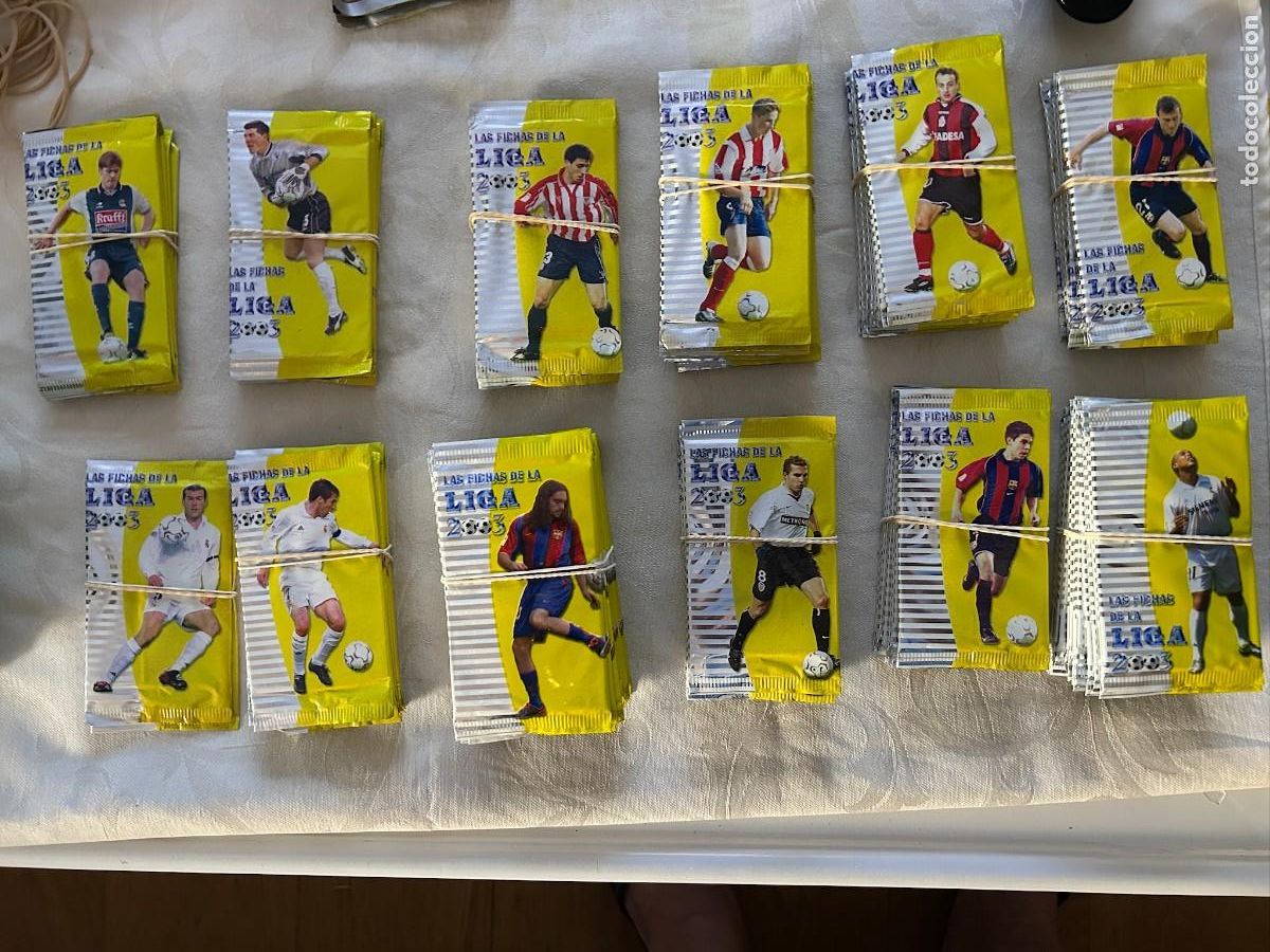 Cromos de Futebol: 10 sobres diferentes de mundicromo 2003 sin abrir perfectos