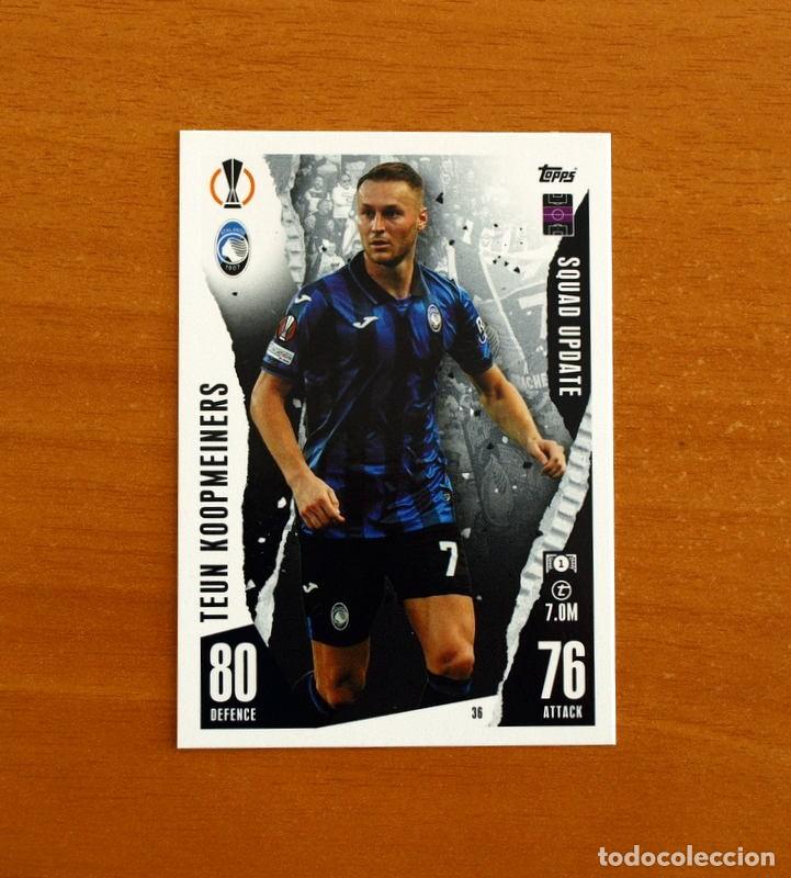 Cromos de f&uacute;tbol: Atalanta -N&ordm; 36 Teun Koopmeiners -Squad Update-Topps Match Attax Trading Card Game 2023-2024-23-24