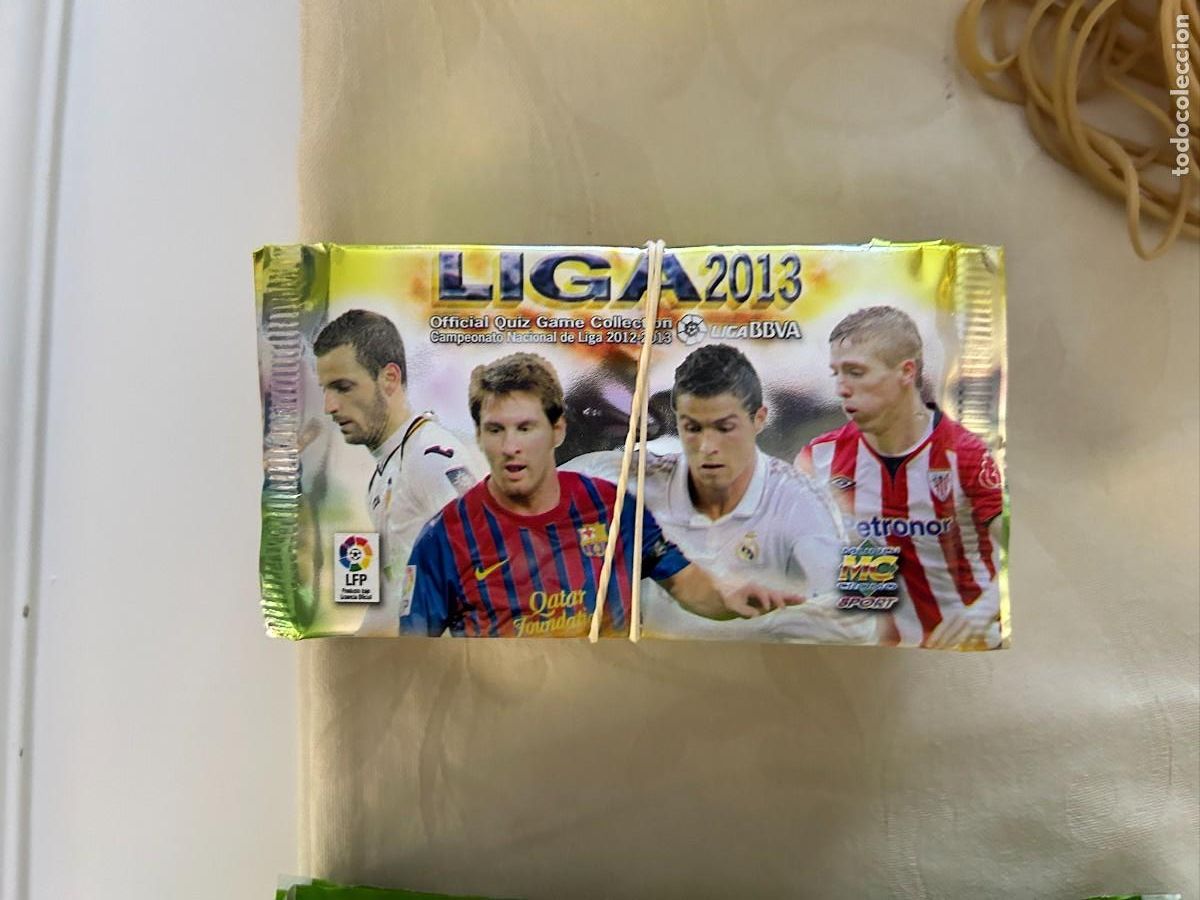 Fu&szlig;ball-Sticker: 15 sobres sin abrir de mundicromo 2013 nuevos se venden sueltos