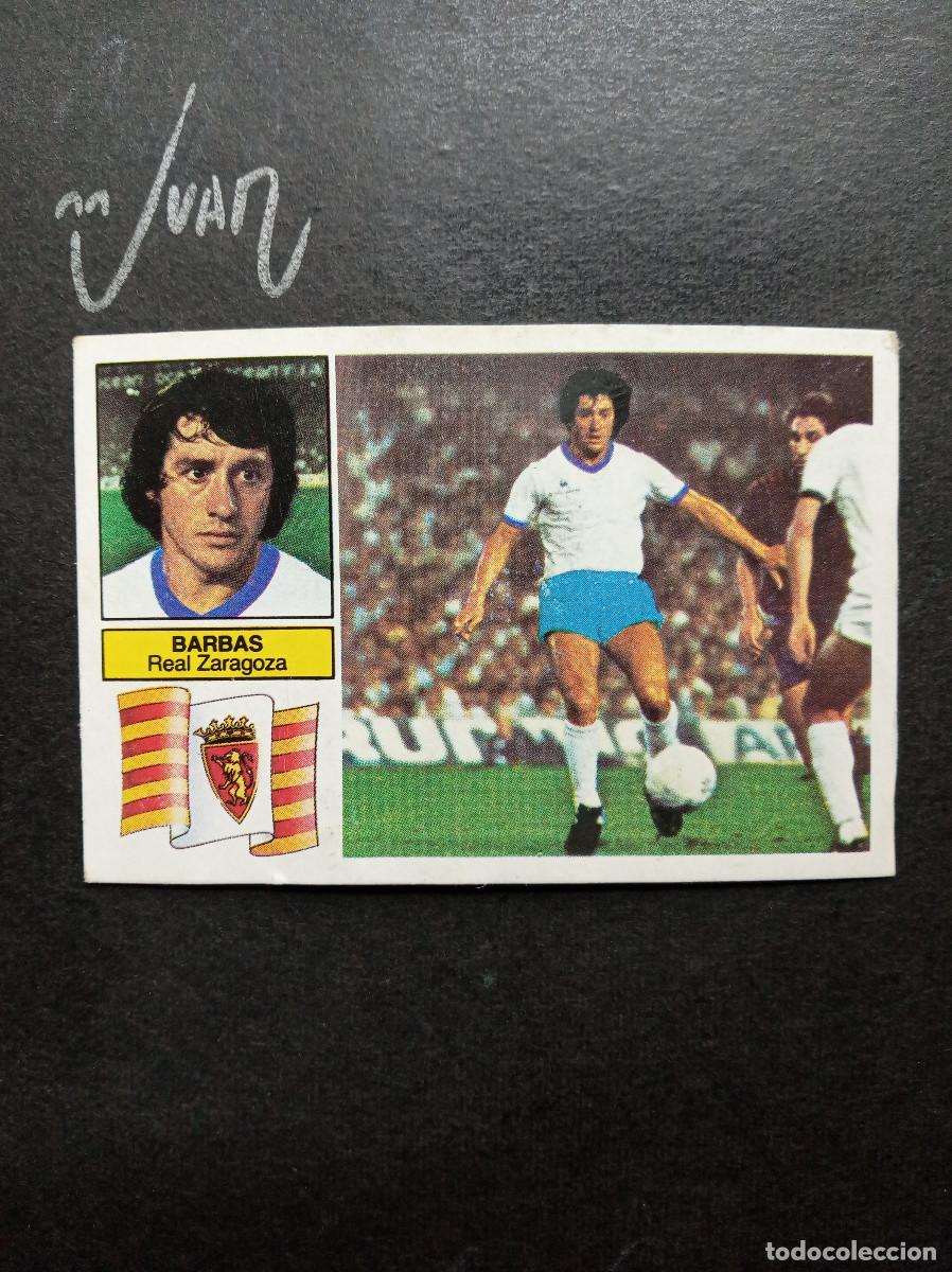 Cromos de f&uacute;tbol: FICHAJE 4 VERSION BARBAS REAL ZARAGOZA ⚽ EDICIONES ESTE &reg; LIGA FUTBOL 1982 1983 82 83 DESPEGADO