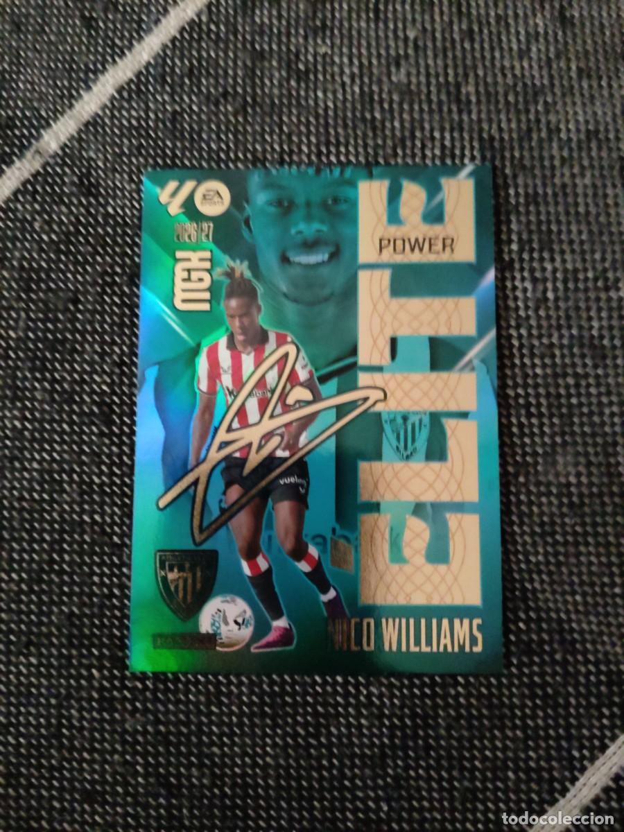 Cromos de f&uacute;tbol: 12P Nico Williams Athletic club elite power megacracks 2026-27