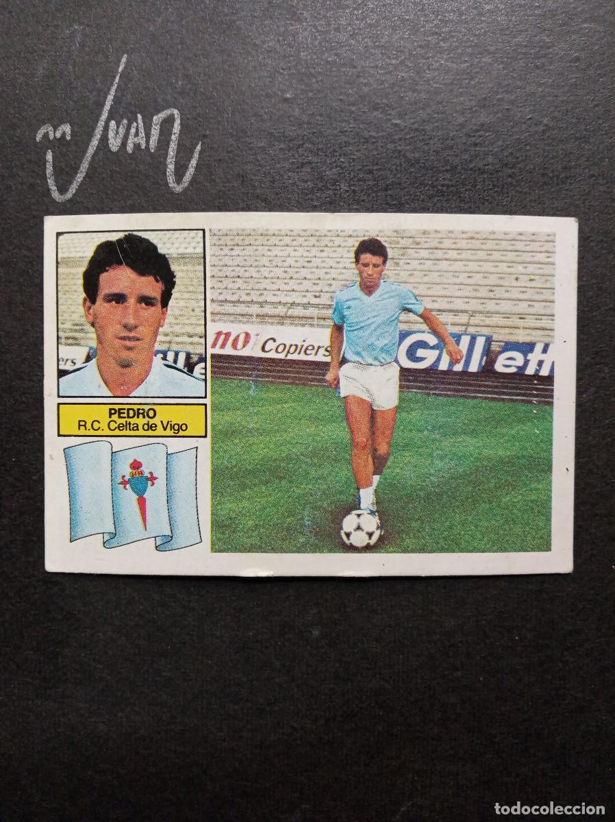 Cromos de f&uacute;tbol: FICHAJE 9 VERSION PEDRO RC CELTA VIGO ⚽ EDICIONES ESTE &reg; LIGA FUTBOL 1982 1983 82 83 DESPEGADO