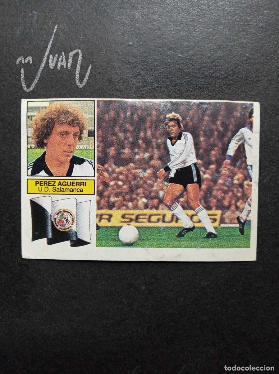 Cromos de f&uacute;tbol: FICHAJE 12 PEREZ AGUERRI UD SALAMANCA ⚽ EDICIONES ESTE &reg; LIGA FUTBOL 1982 1983 82 83 DESPEGADO