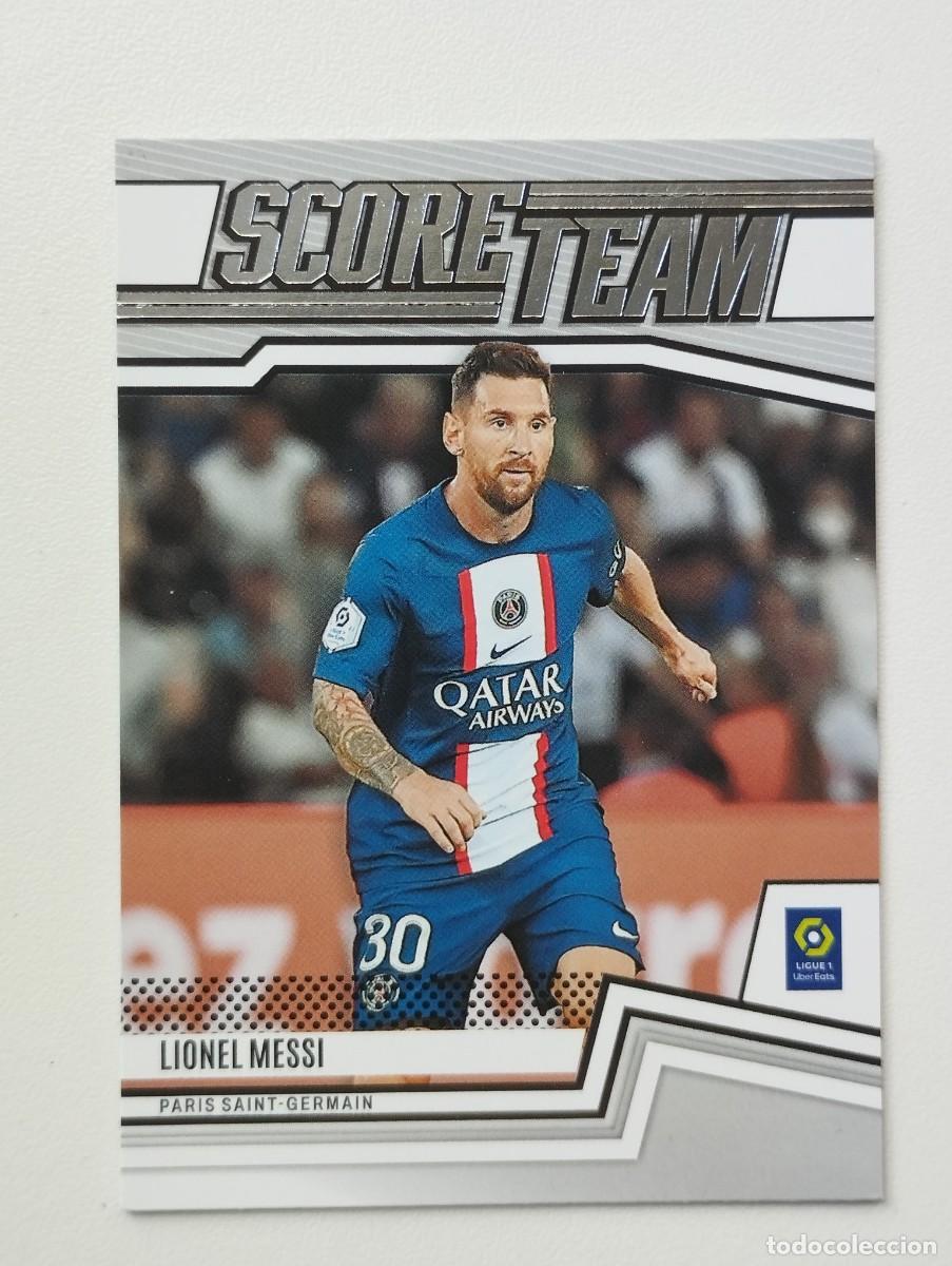 Cromos de f&uacute;tbol: CROMO CARD 2022 2023 22 23 PANINI SCORE TEAM LIONEL MESSI 21 PSG PARIS SAINT GERMAIN
