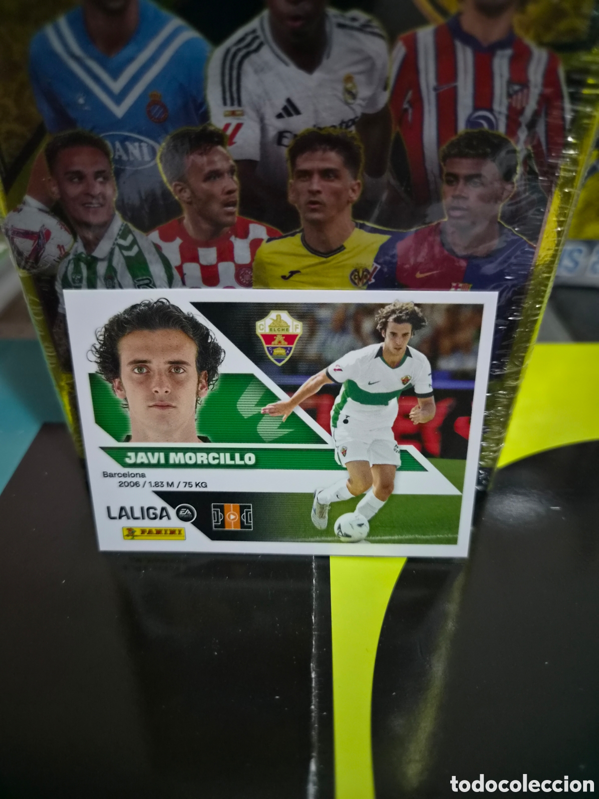 Cromos de f&uacute;tbol: N&deg;26 Fichaje Morcillo Liga Este 26/27