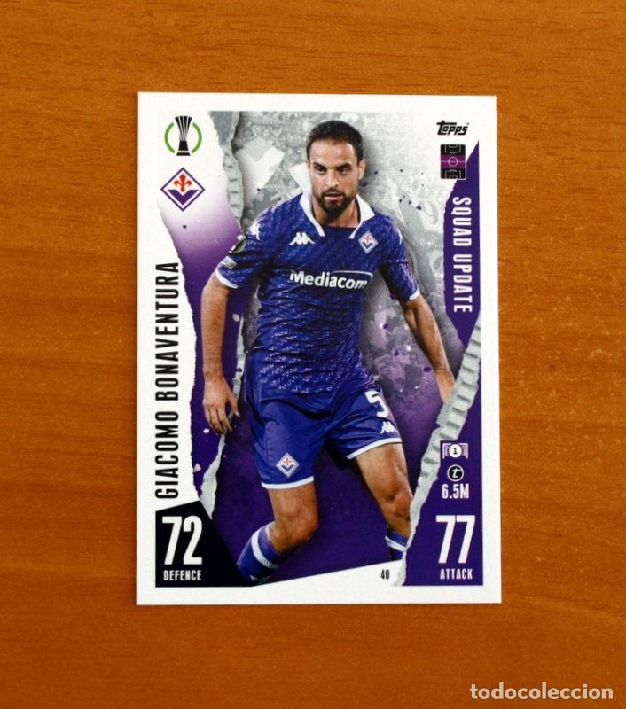 Cromos de f&uacute;tbol: Fiorentina -40 Giacomo Bonaventura -Squad Update-Topps Match Attax Trading Card Game 2023-2024-23-24