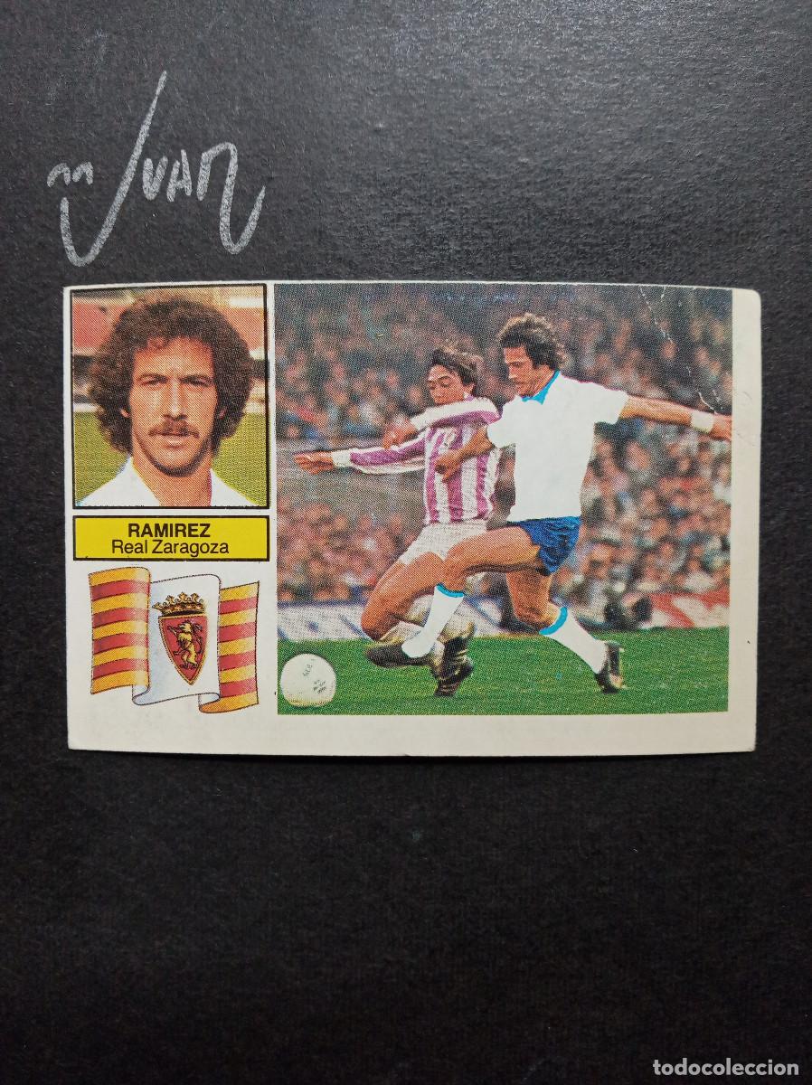 Cromos de f&uacute;tbol: FICHAJE 14 VERSION RAMIREZ REAL ZARAGOZA ⚽ EDICIONES ESTE &reg; LIGA FUTBOL 1982 1983 82 83 SIN PEGAR
