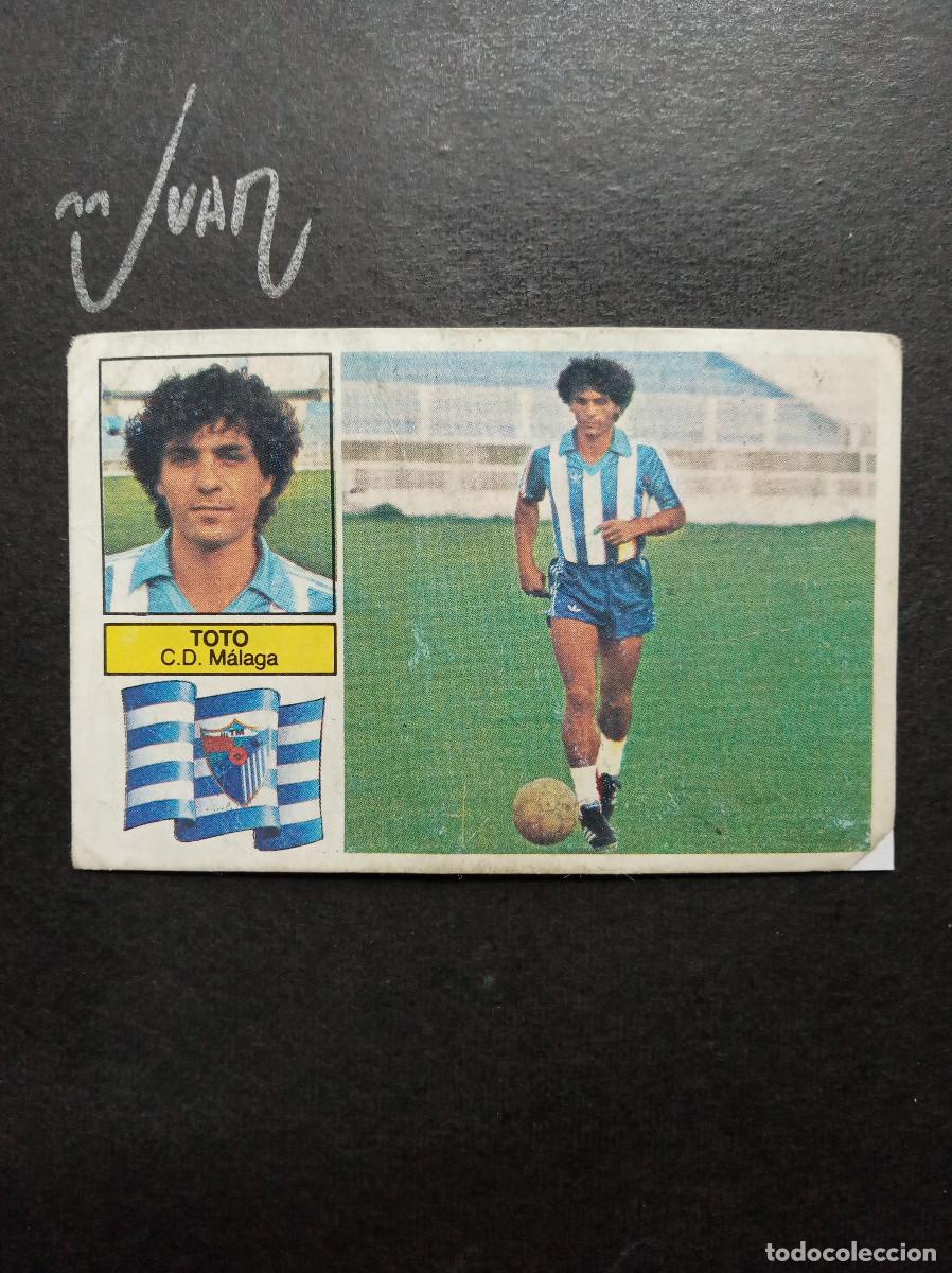 Cromos de Futebol: FICHAJE 19 TOTO CD MALAGA ⚽ EDICIONES ESTE &reg; LIGA FUTBOL 1982 1983 82 83 DESPEGADO