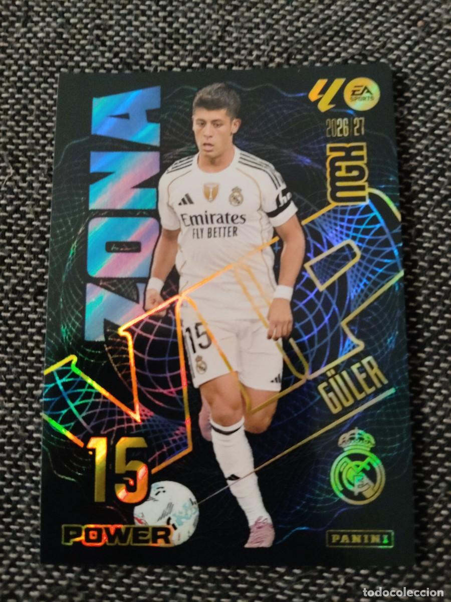 Cromos de f&uacute;tbol: 396P guler zona vip power real Madrid megacracks 2026-27