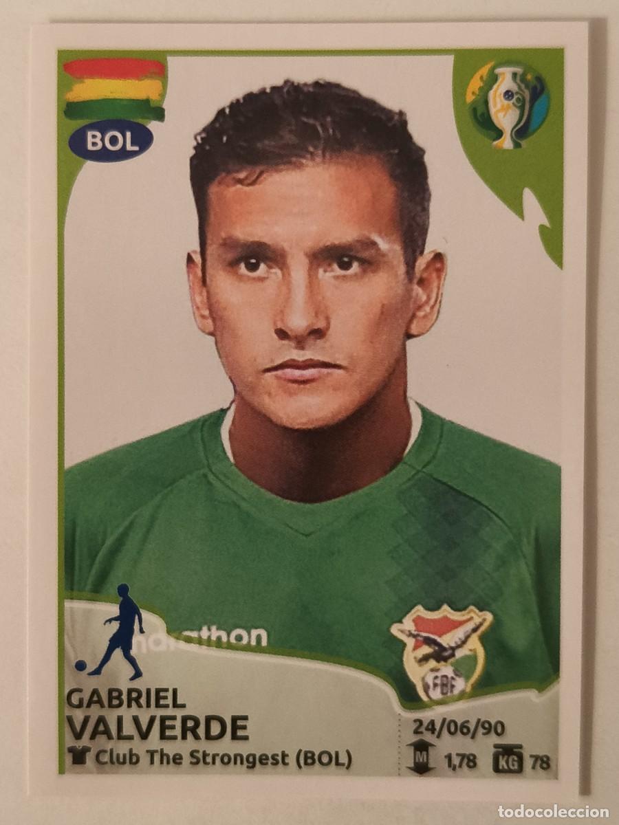Cromos de f&uacute;tbol: #46 VALVERDE (BOLIVIA) COPA AMERICA BRASIL 2019 PANINI