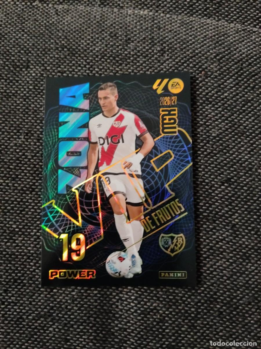 Cromos de f&uacute;tbol: 392P de frutos zona vip power rayo vallecano megacracks 2026-27