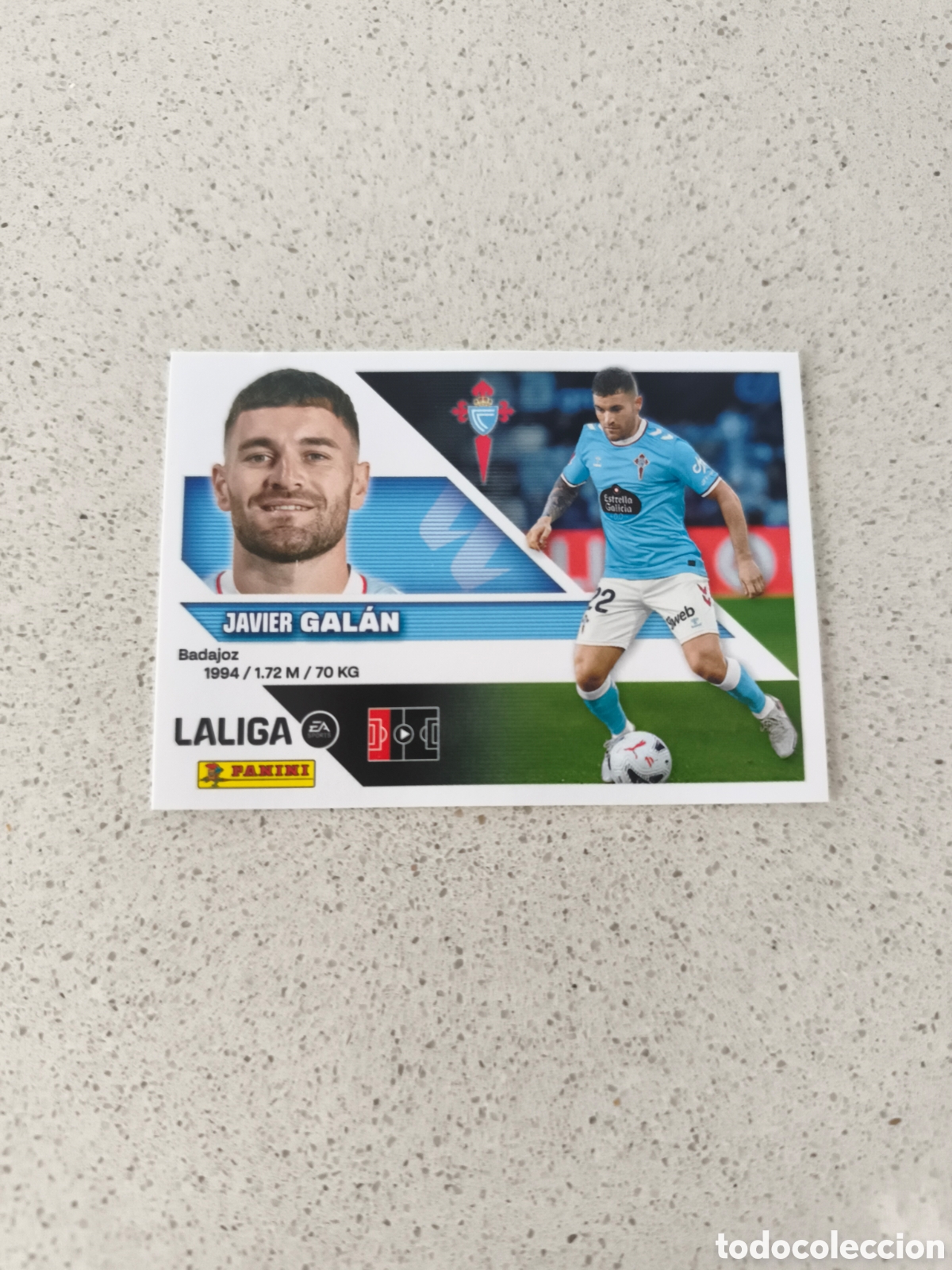 Cromos de f&uacute;tbol: CROMO N&Uacute;MERO 37 &Uacute;LTIMO FICHAJE GALAN CELTA DE VIGO. LIGA ESTE 26/27. PANINI. TERCERA EDICI&Oacute;N.