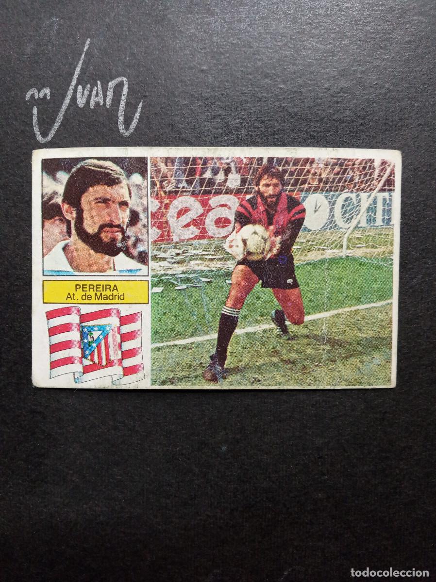 Football Stickers: COLOCA PEREIRA ATLETICO MADRID ⚽ EDICIONES ESTE &reg; LIGA FUTBOL 1982 1983 82 83 LEVE DESPEGADO