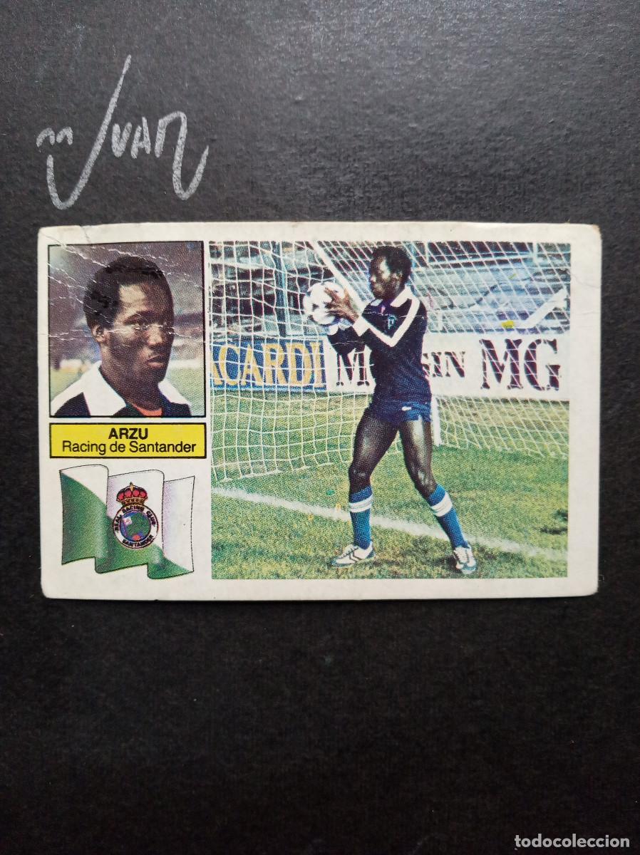 Figurine di Calcio: COLOCA ARZU RACING SANTANDER ⚽ EDICIONES ESTE &reg; LIGA FUTBOL 1982 1983 82 83 LEVE DESPEGADO