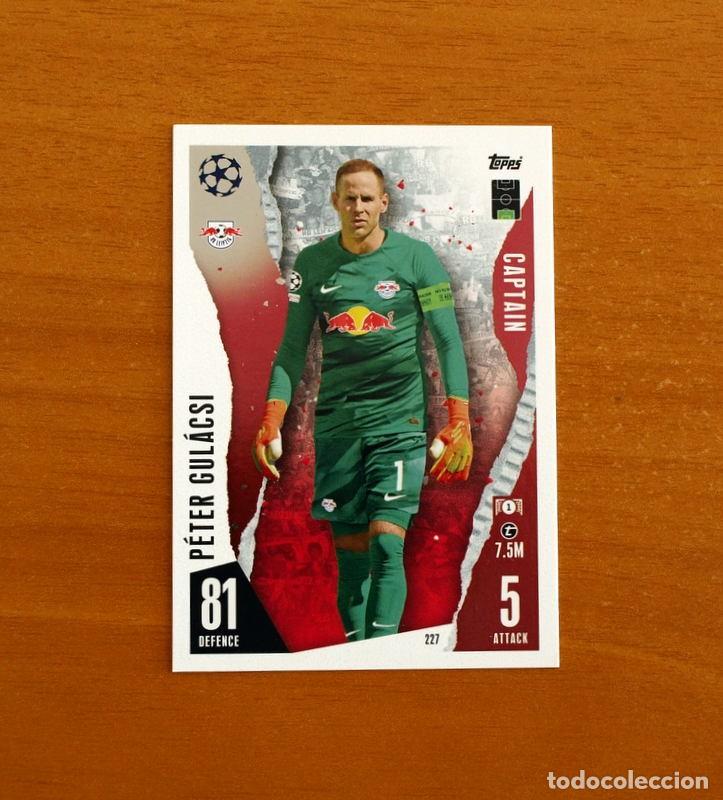 Cromos de f&uacute;tbol: Leipzig -N&ordm; 227 P&eacute;ter Gul&aacute;csi -Captain-Topps Match Attax Trading Card Game 2023-2024-23-24