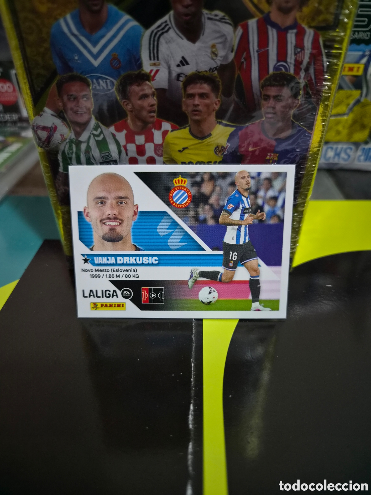 Cromos de f&uacute;tbol: N&deg;6Bis Espanyol Drkusic Liga Este 26/27