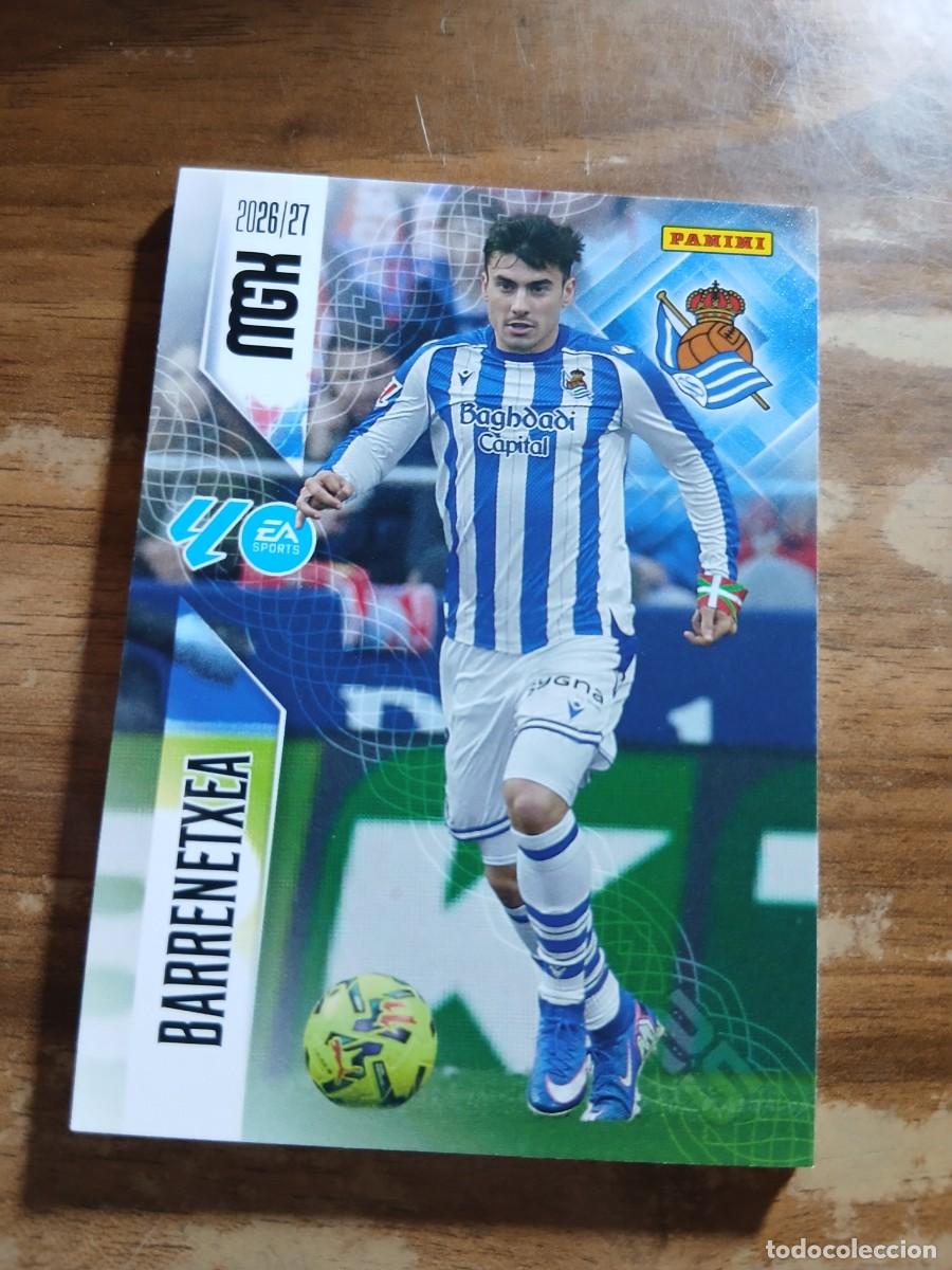 Cromos de f&uacute;tbol: CARD MEGACRACKS TEMPORADA 26/27: BARRENETXEA (REAL SOCIEDAD), N&deg; 321
