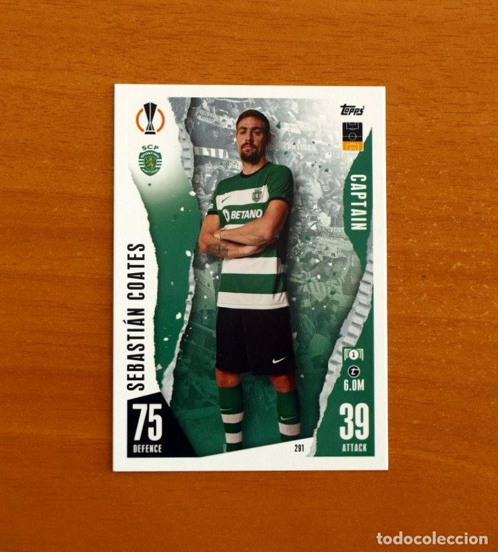 Cromos de f&uacute;tbol: Sporting de Portu -291 Sebasti&aacute;n Coates -Captain-Topps Match Attax Trading Card Game 2023-2024-23-24