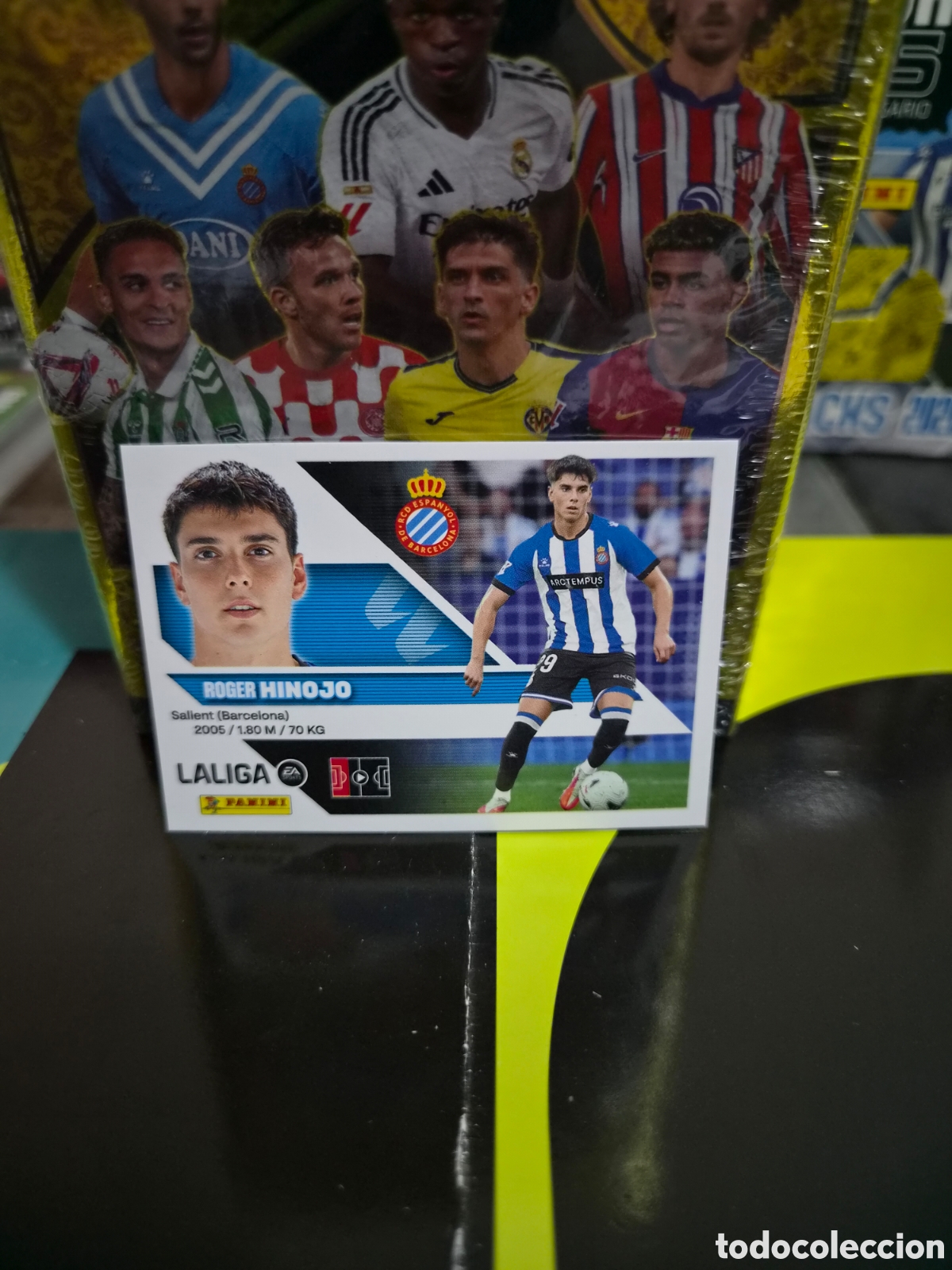 Cromos de f&uacute;tbol: N&deg;9Bis Espanyol Hinojo Liga Este 26/27