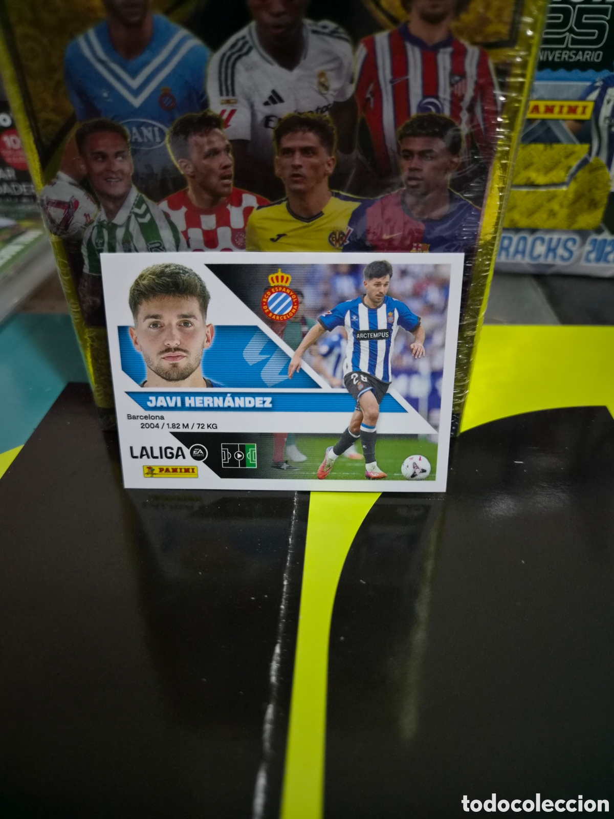 Cromos de f&uacute;tbol: N&deg;15Bis Espanyol Javi Hern&aacute;ndez Liga Este 26/27