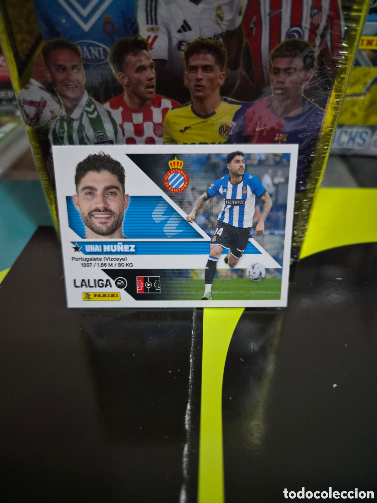Cromos de f&uacute;tbol: N&deg;27 Fichaje Nu&ntilde;ez Liga Este 26/27