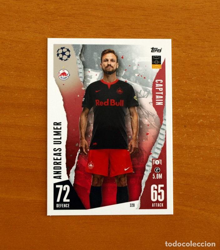 Cromos de f&uacute;tbol: Salzburg -N&ordm; 320 Andreas Ulmer -Captain-Topps Match Attax Trading Card Game 2023-2024-23-24