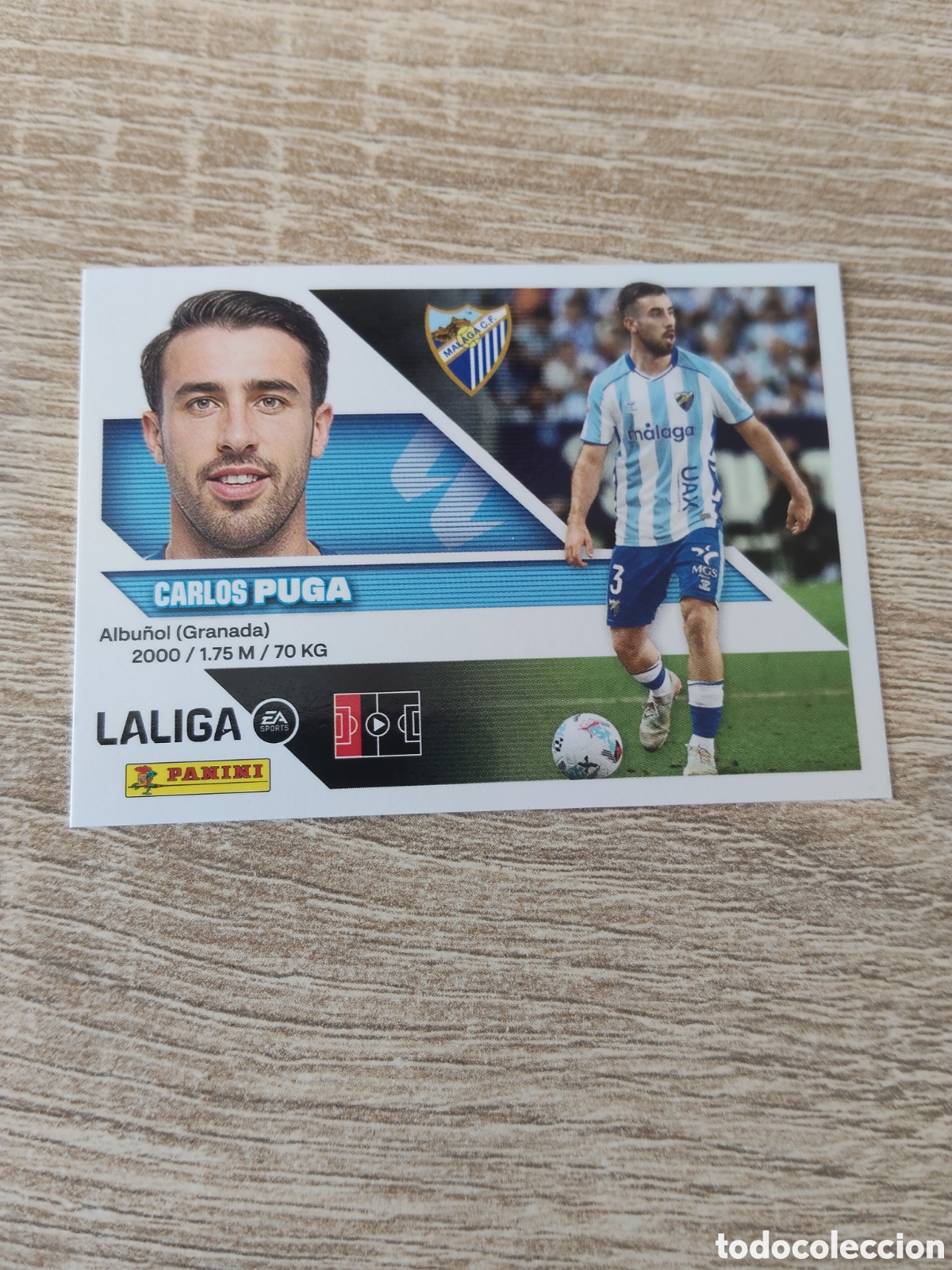 Cromos de f&uacute;tbol: Puga M&aacute;laga liga 2026 2027 26 27 ediciones este