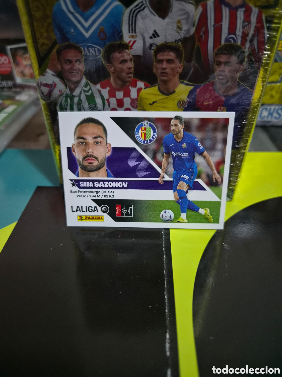 Fu&szlig;ball-Sticker: N&deg;31 Fichaje Sazonov Liga Este 26/27
