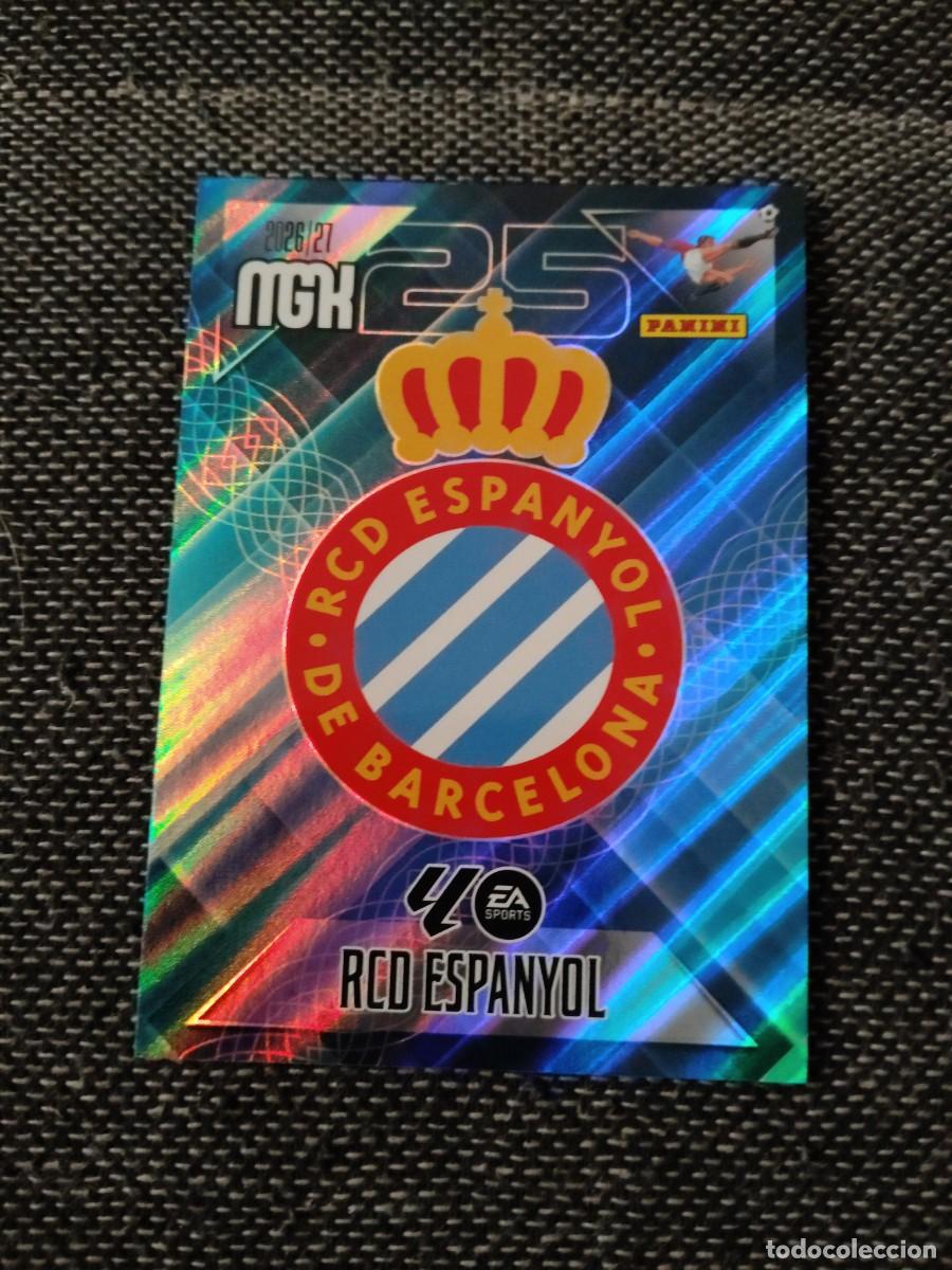 Cromos de f&uacute;tbol: 163 escudo RCD espanyol megacracks 2026-27