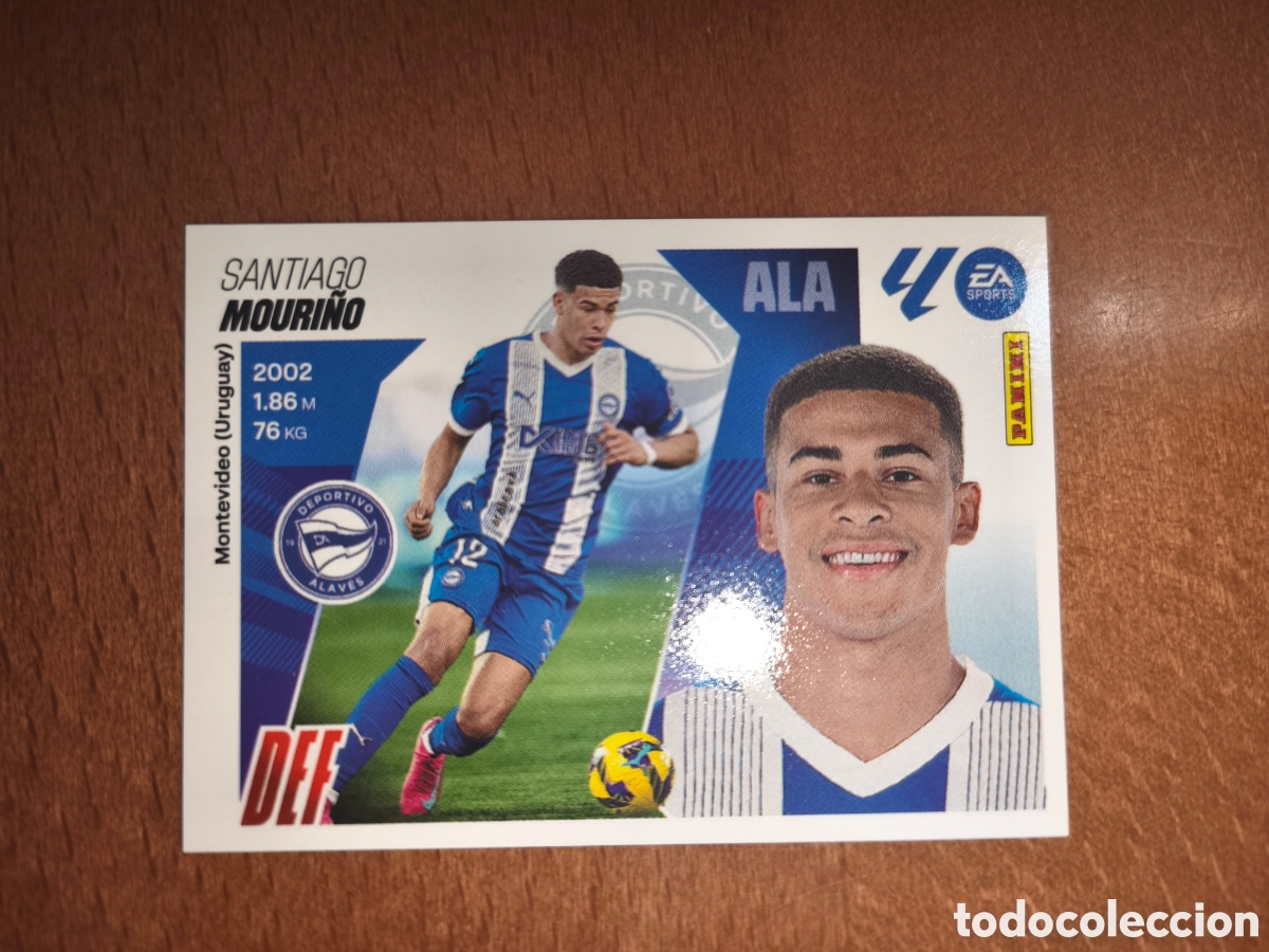 Cromos de f&uacute;tbol: Mouri&ntilde;o n&deg;8 liga este 25/26 Deportivo Alav&eacute;s