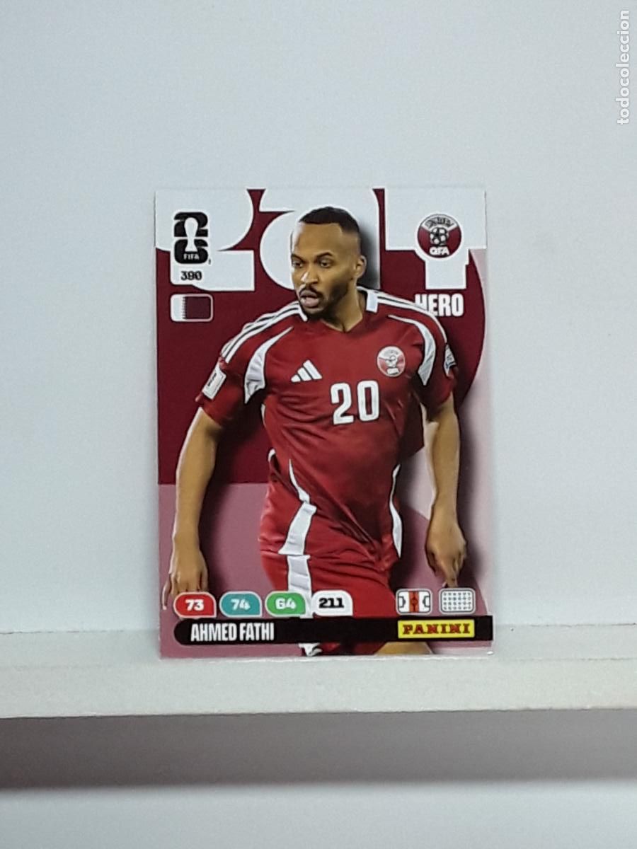 Cromos de f&uacute;tbol: ADRENALYN MUNDIAL 2026 WORLD CUP 26 ALBUM PANINI N 390 QATAR AHMED FATHI