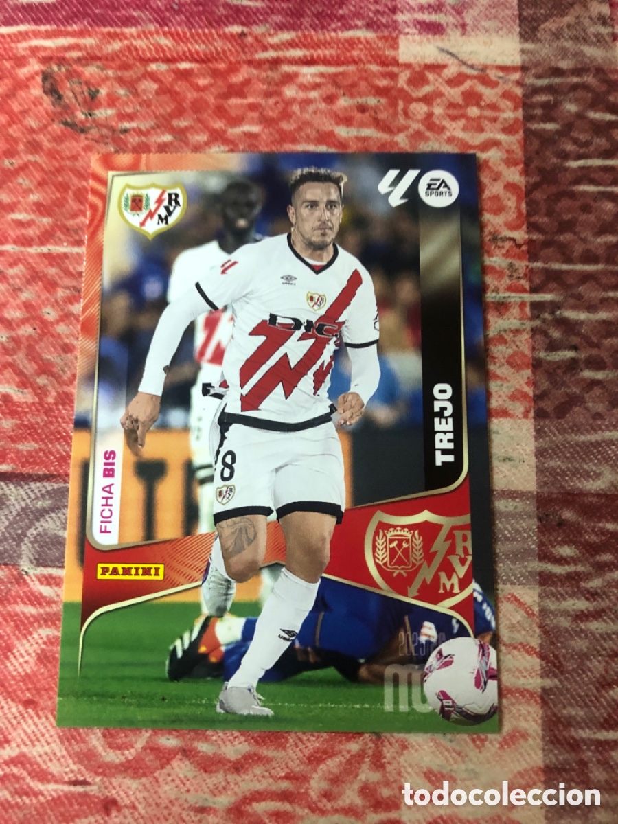 Cromos de f&uacute;tbol: Trejo n&uacute;mero 302 Bis Del Rayo Vallecano megacracks 25-26 2025-2026