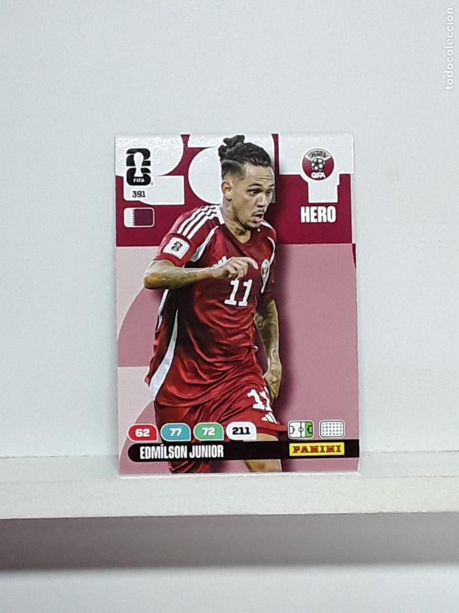 Cromos de f&uacute;tbol: ADRENALYN MUNDIAL 2026 WORLD CUP 26 ALBUM PANINI N 391 QATAR EDMILSON JUNIOR