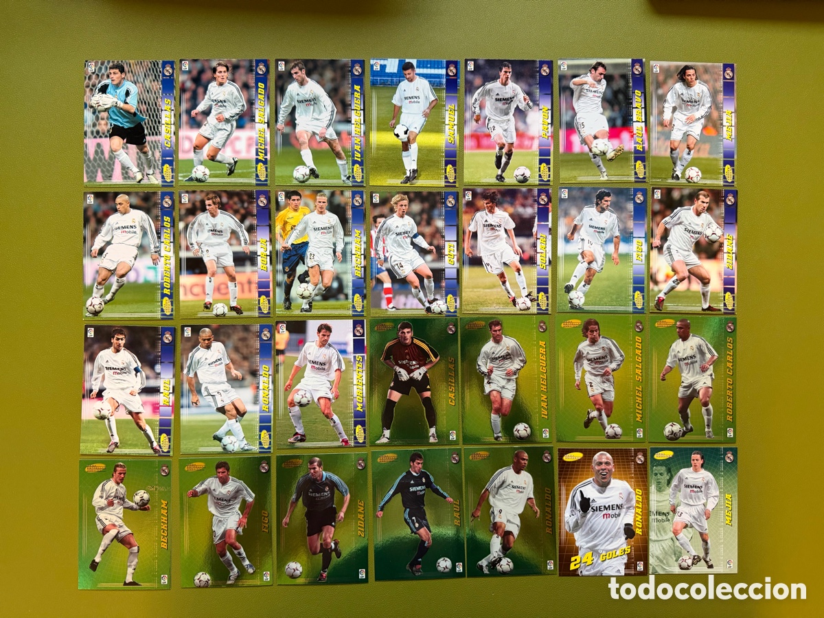 Cromos de f&uacute;tbol: Lote Megacracks 04/05 Real Madrid