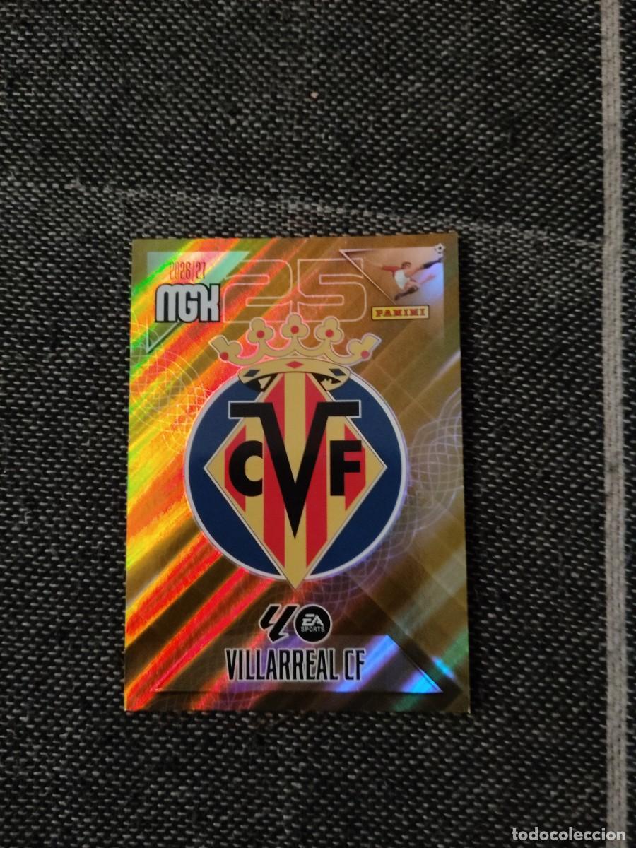 Cromos de f&uacute;tbol: 361 escudo Villarreal megacracks 2026-27