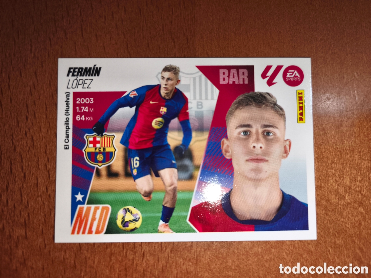 Cromos de f&uacute;tbol: Ferm&iacute;n n&deg;13 liga este 25/26 Barcelona