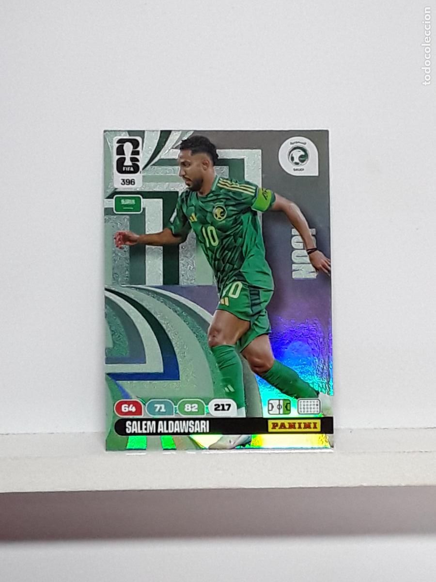 Cromos de f&uacute;tbol: ADRENALYN MUNDIAL 2026 WORLD CUP 26 ALBUM PANINI N 396 ARABIA SAUDI SALEM ALDAWSARI