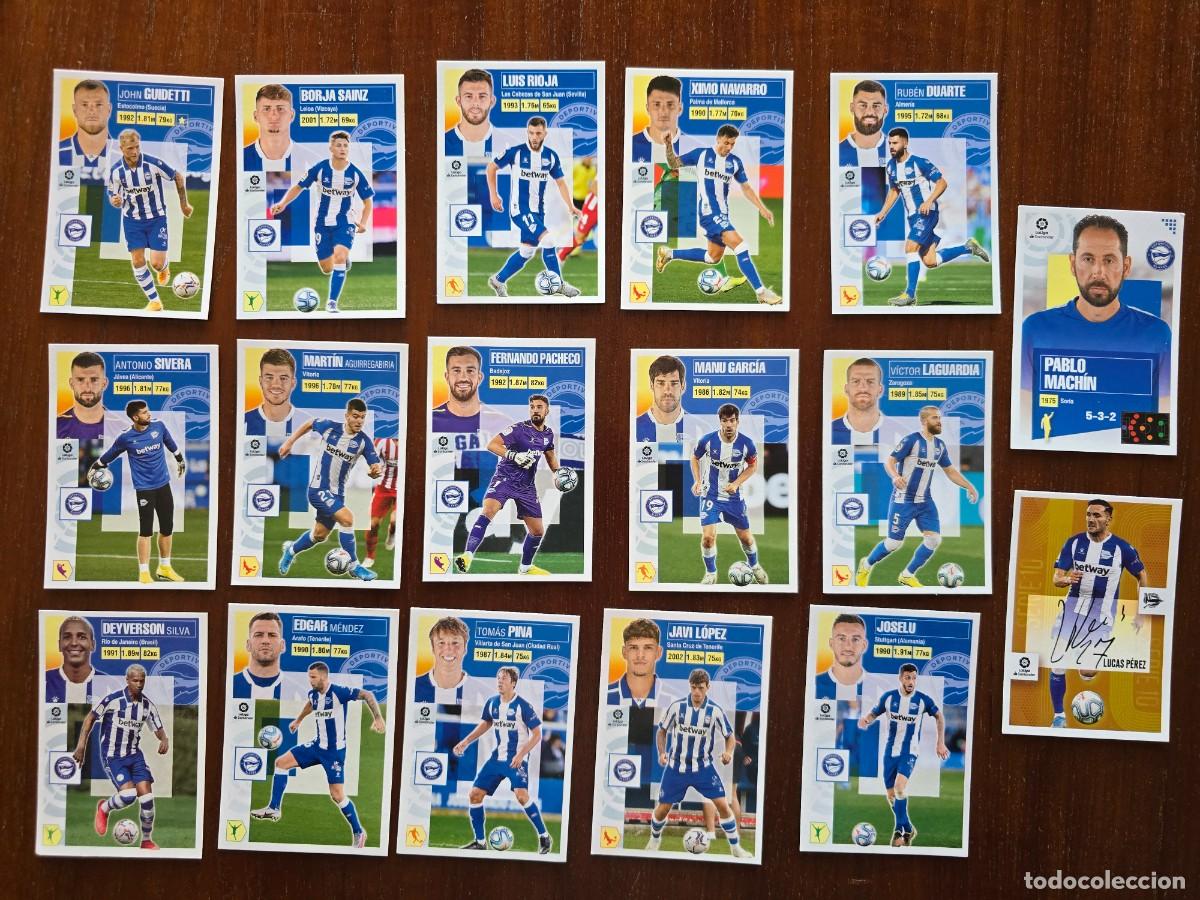 Cromos de f&uacute;tbol: Lote 17 Cromos Futbol Alaves.Liga 2020-2021.Este.Panini