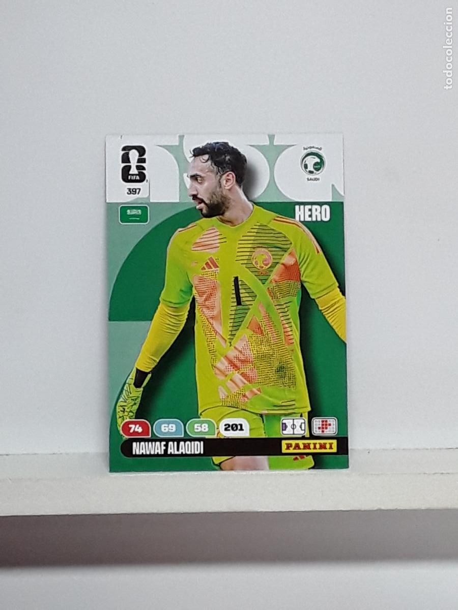 Cromos de f&uacute;tbol: ADRENALYN MUNDIAL 2026 WORLD CUP 26 ALBUM PANINI N 397 ARABIA SAUDI NAWAF ALAQIDI