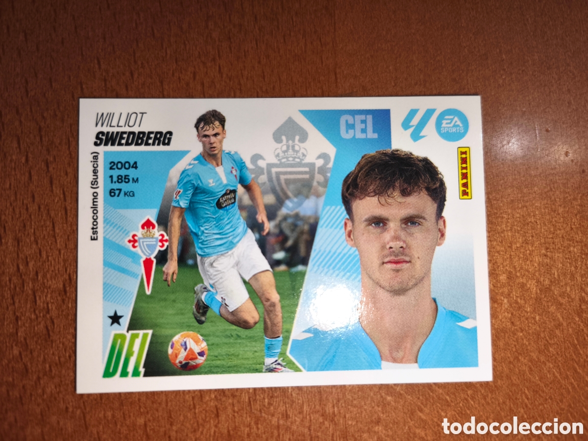 Cromos de f&uacute;tbol: Swedberg n&deg;18 liga este 25/26 Celta