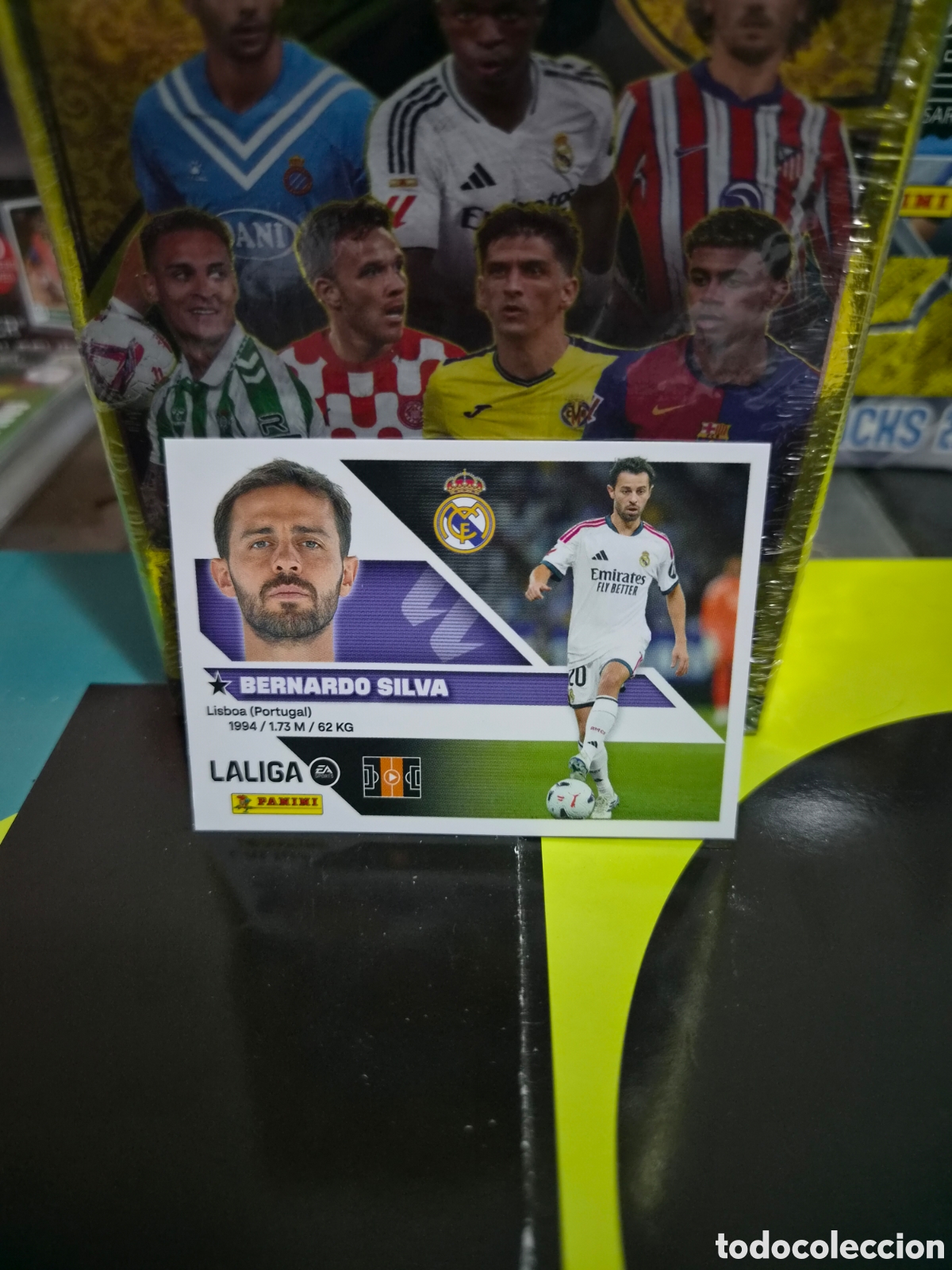 Cromos de f&uacute;tbol: N&deg;21 Fichaje Bernardo Silva Liga Este 26/27