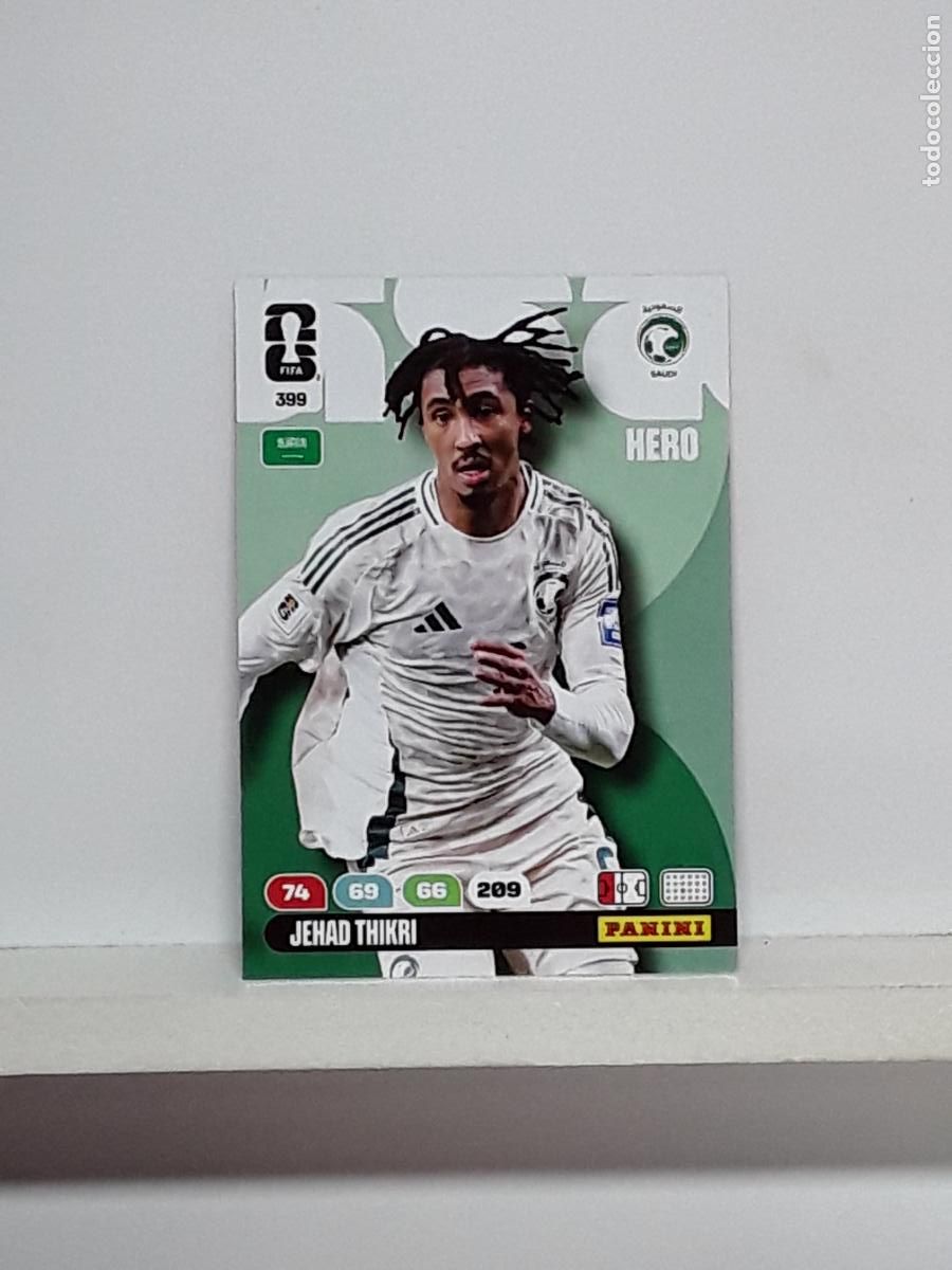 Cromos de f&uacute;tbol: ADRENALYN MUNDIAL 2026 WORLD CUP 26 ALBUM PANINI N 399 ARABIA SAUDI JEHAD THIKRI