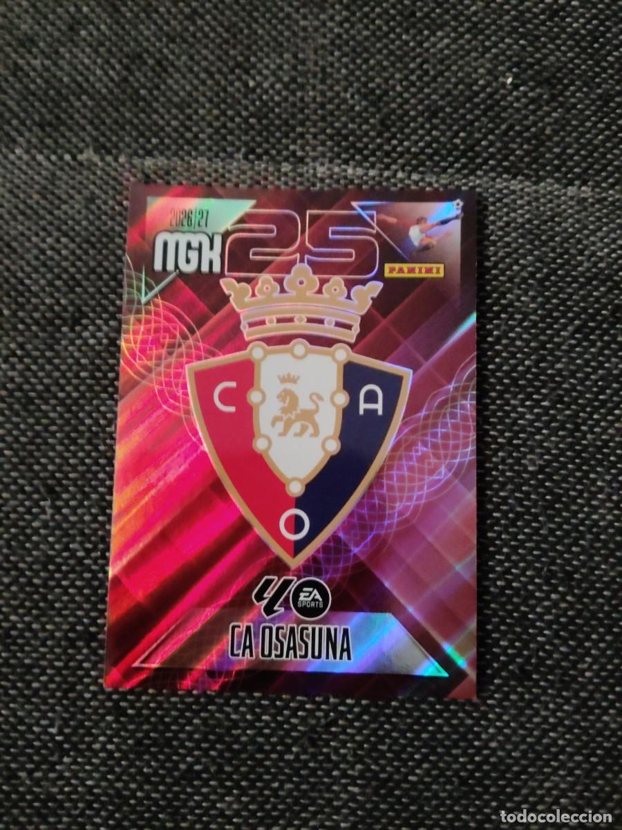 Cromos de f&uacute;tbol: 253 escudo Osasuna megacracks 2026-27