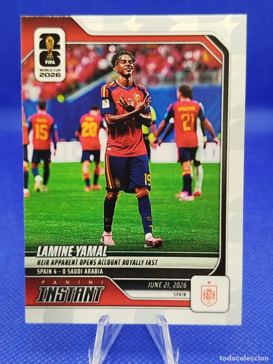 Cromos de f&uacute;tbol: #79 LAMINE YAMAL ESPA&Ntilde;A 2026 PANINI INSTANT FIFA WORLD CUP 1/13014
