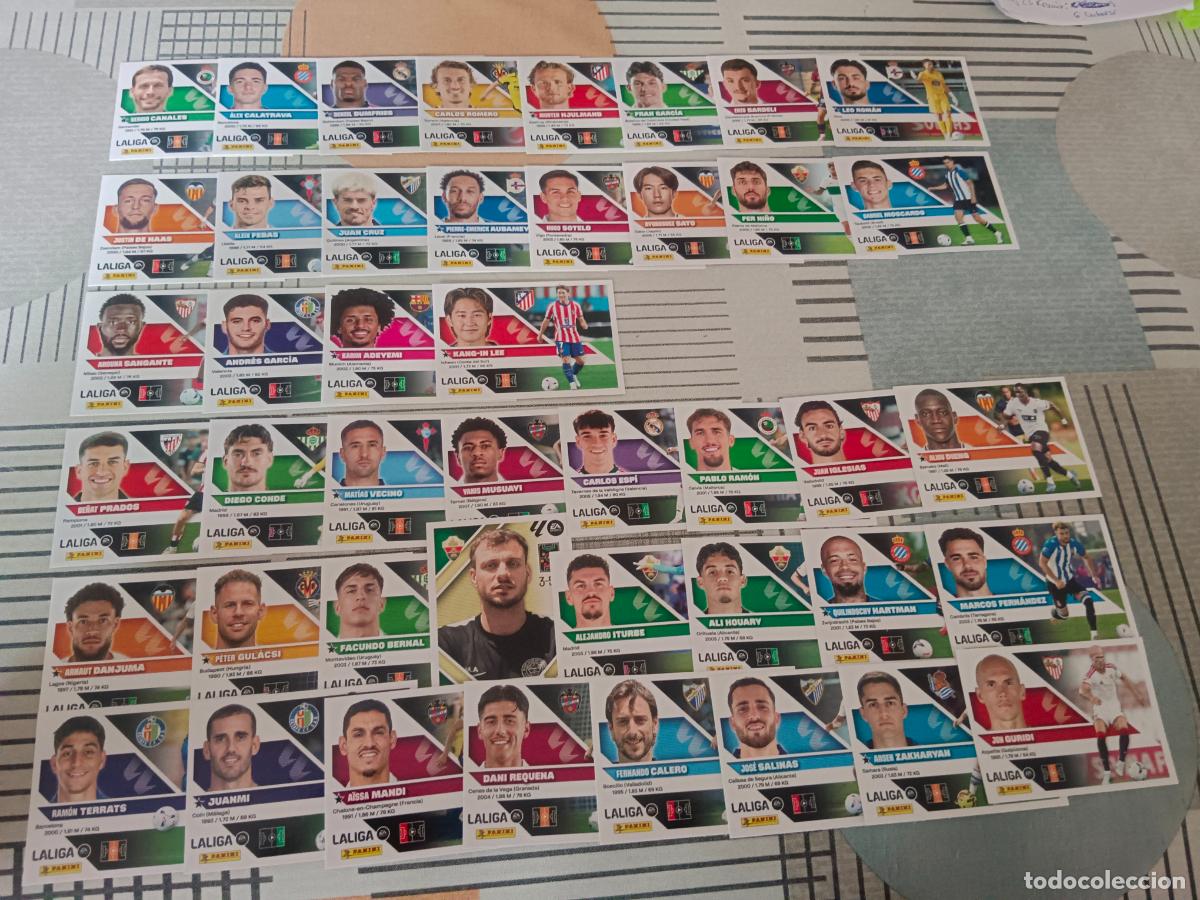 Cromos de f&uacute;tbol: TEMPORADA 2026 2027 26 27 2&ordf; EDICION COMPLETA 44 CROMOS ESPI HJULMAND AUBAMEYANG ADEYEMI DUMFRIES