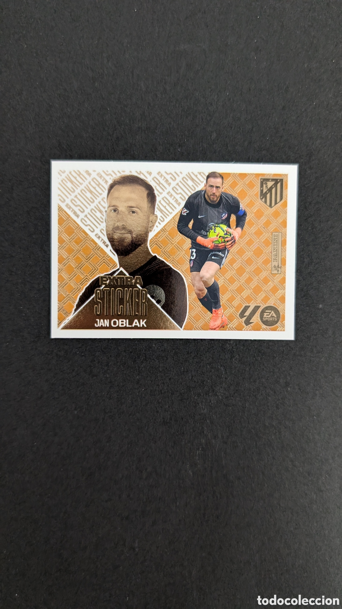 Cromos de f&uacute;tbol: OBLAK ATLETICO MADRID EXTRA STICKER BRONCE BRONZE LIGA ESTE 2026/27 26 27 NUNCA PEGADO