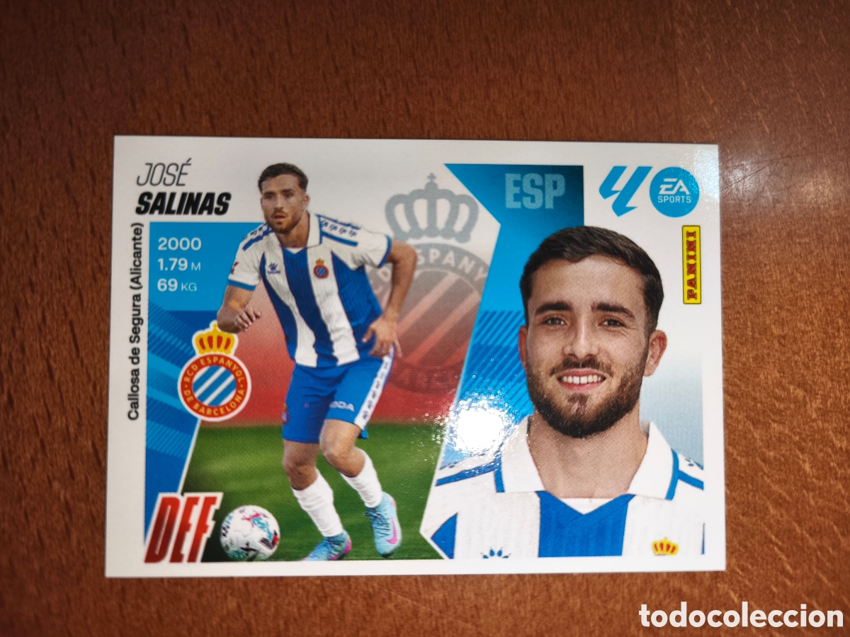 Cromos de f&uacute;tbol: Salinas n&deg;10 liga este 25/26 Espanyol